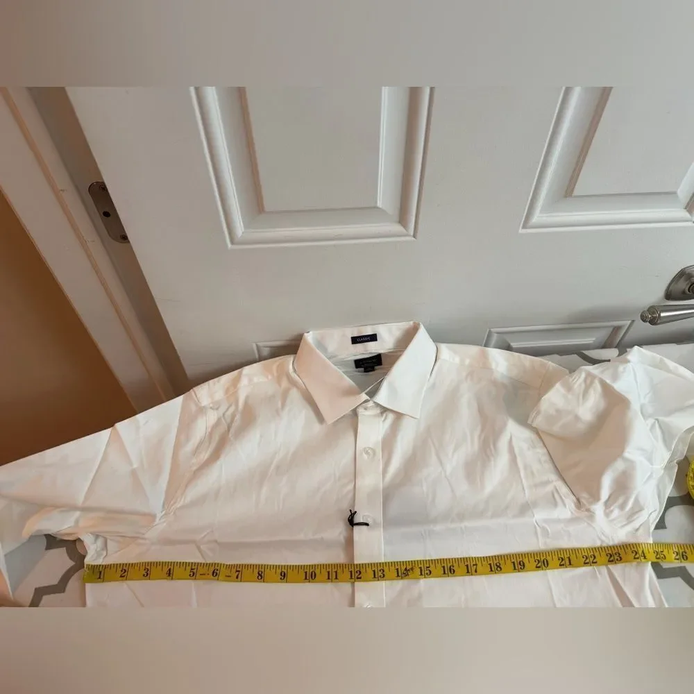 J.Crew Bowery performance stretch dress shirt with spread collar NWT Size XL